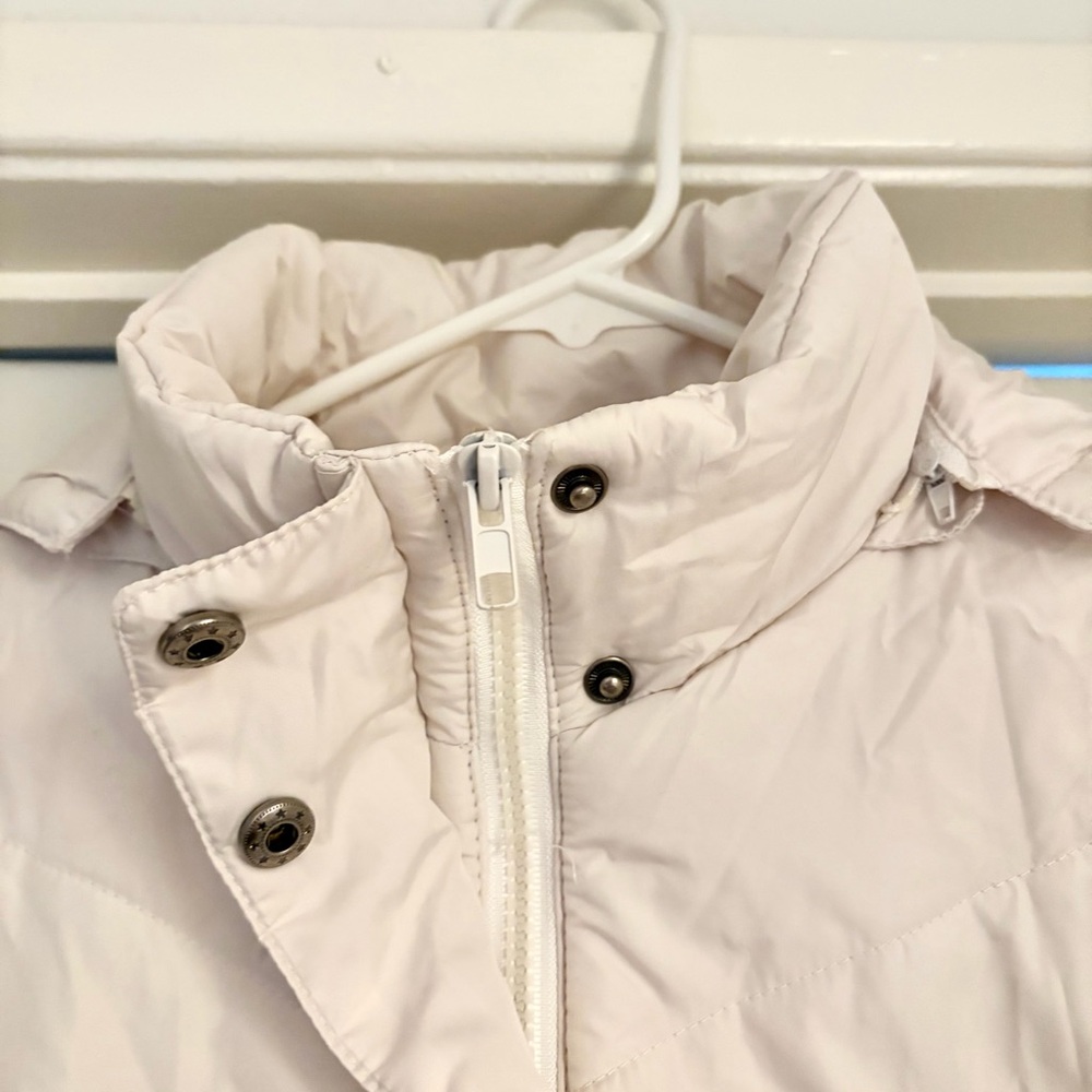 Women's White Puffer Jacket - Picture 3 of 11